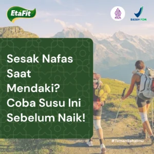 sesak nafas saat mendaki? coba susu ini sebelum naik