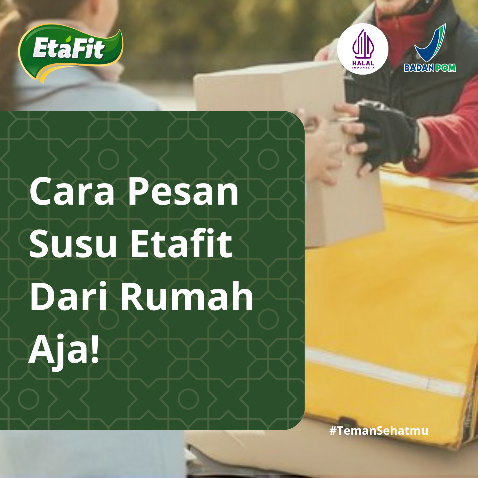 cara pesan susu etafit