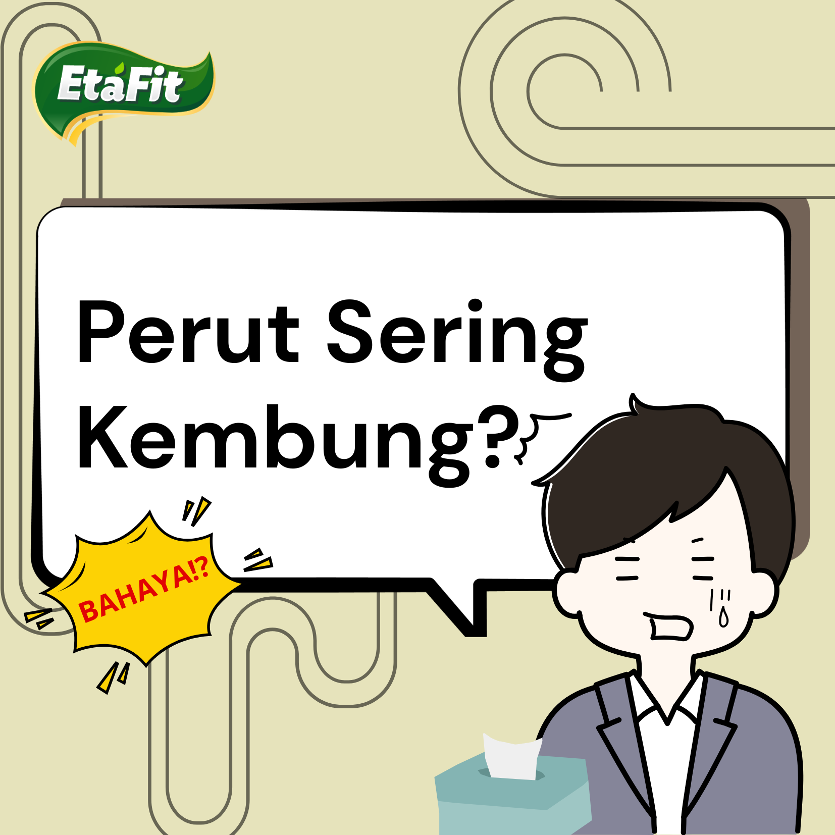 Perut sering kembung