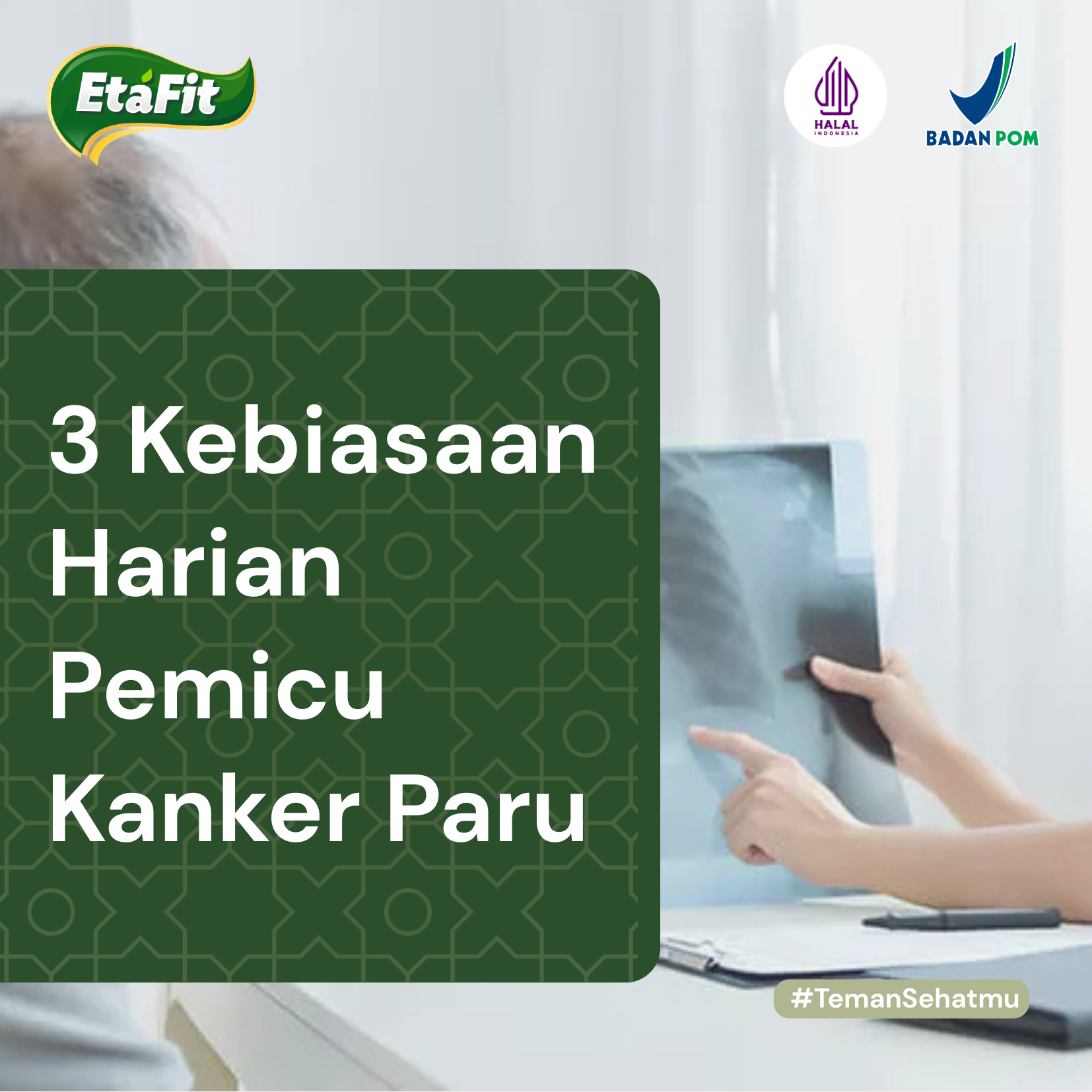 3 kebiasaan harian ini bisa meningkatkan risiko kanker paru