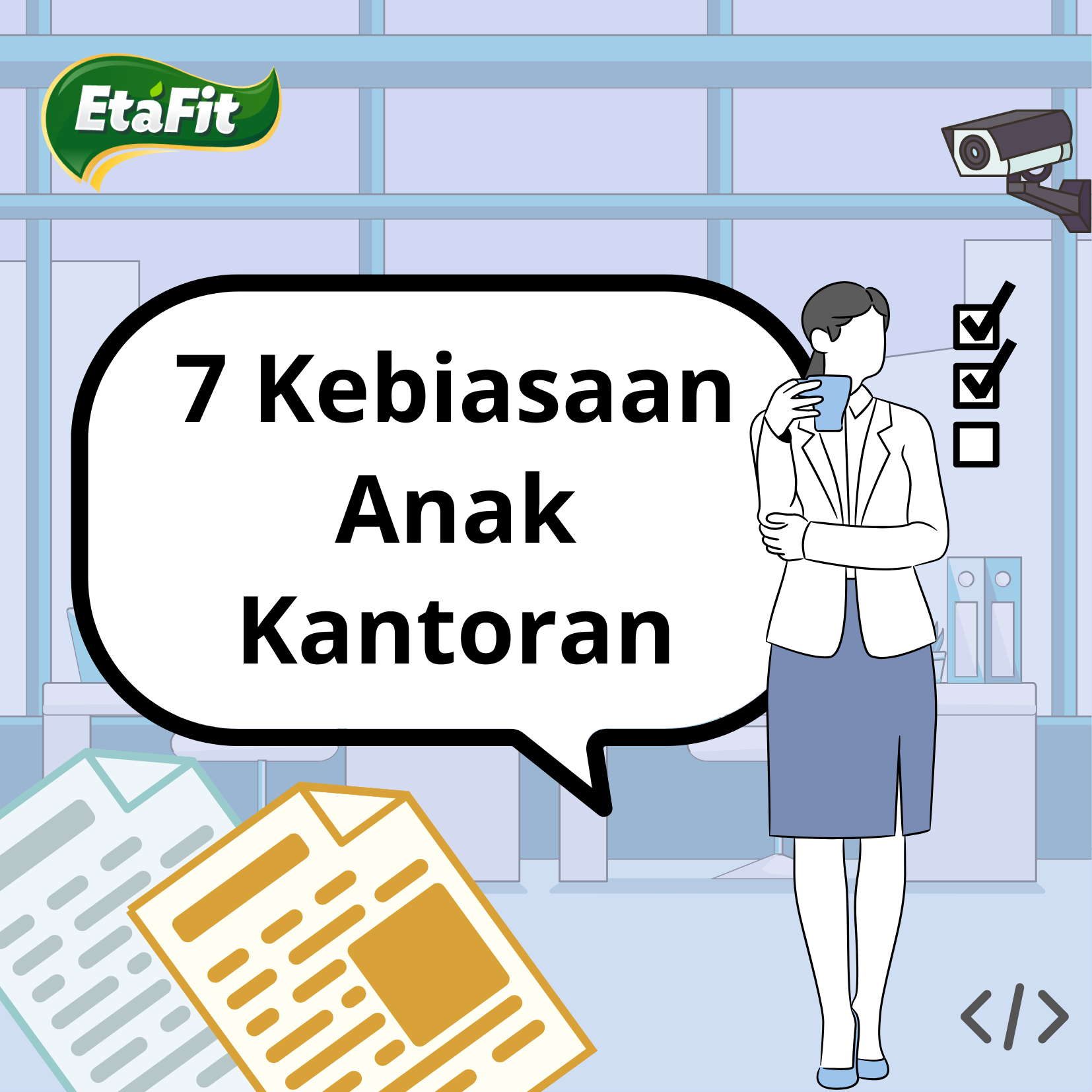 kebiasaan anak kantoran