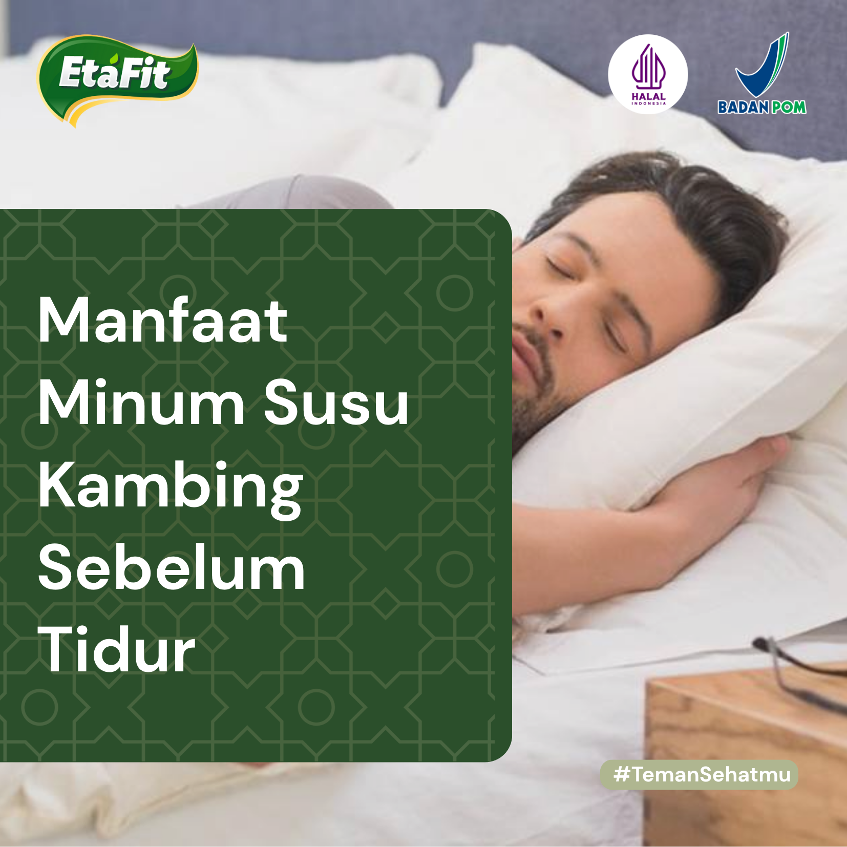 Manfaat minum susu kambing sebelum tidur