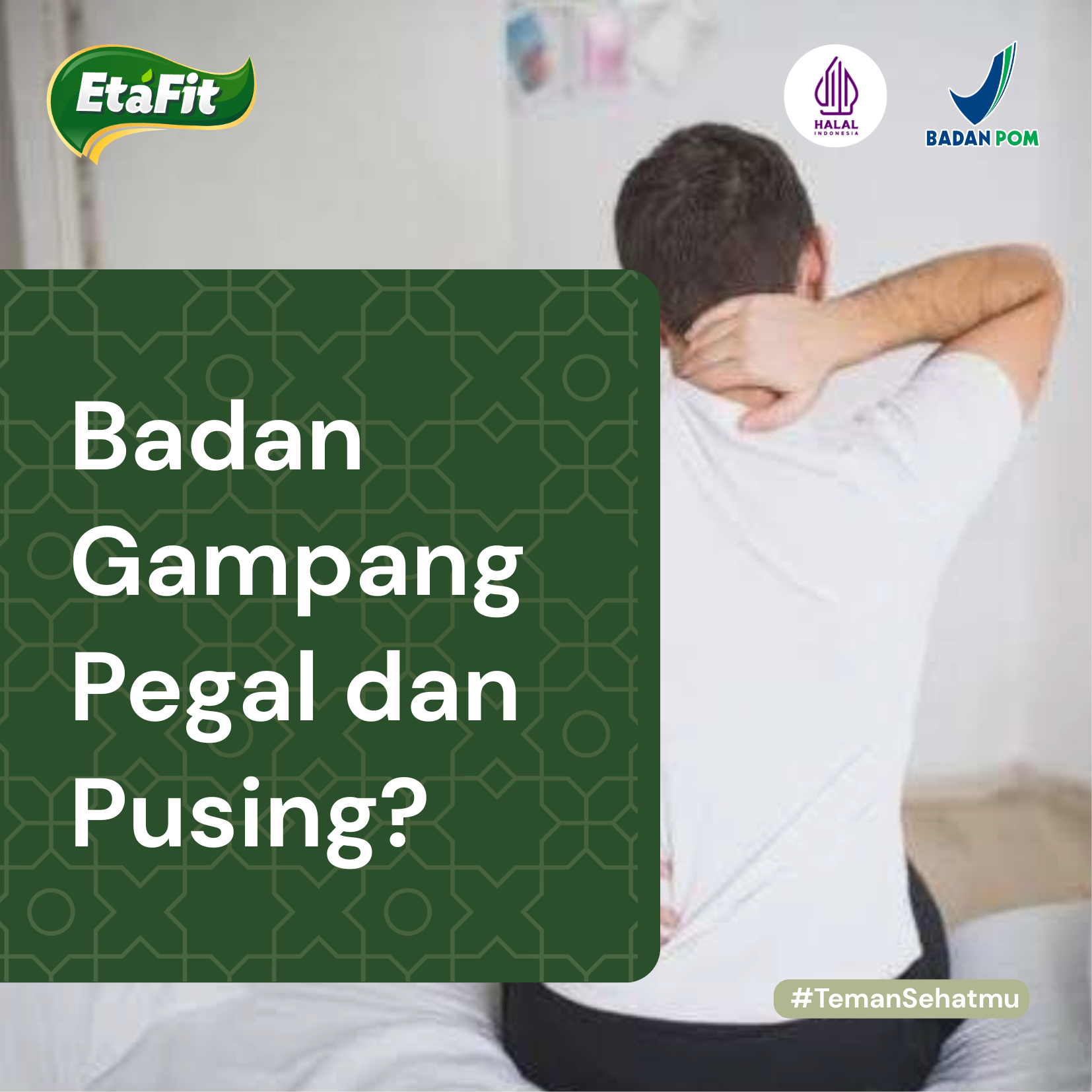 badan gampang pegal dan pusing