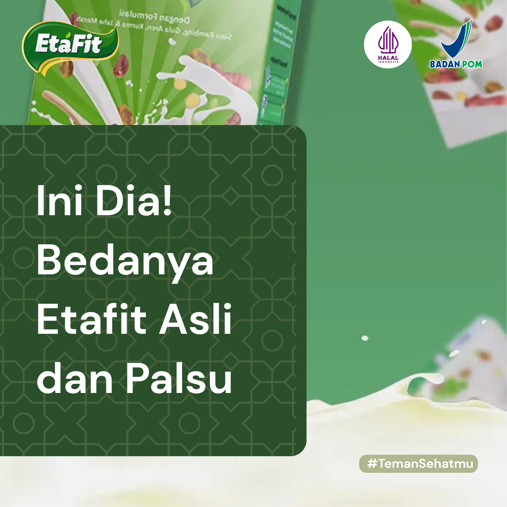 Etafit asli dan palsu