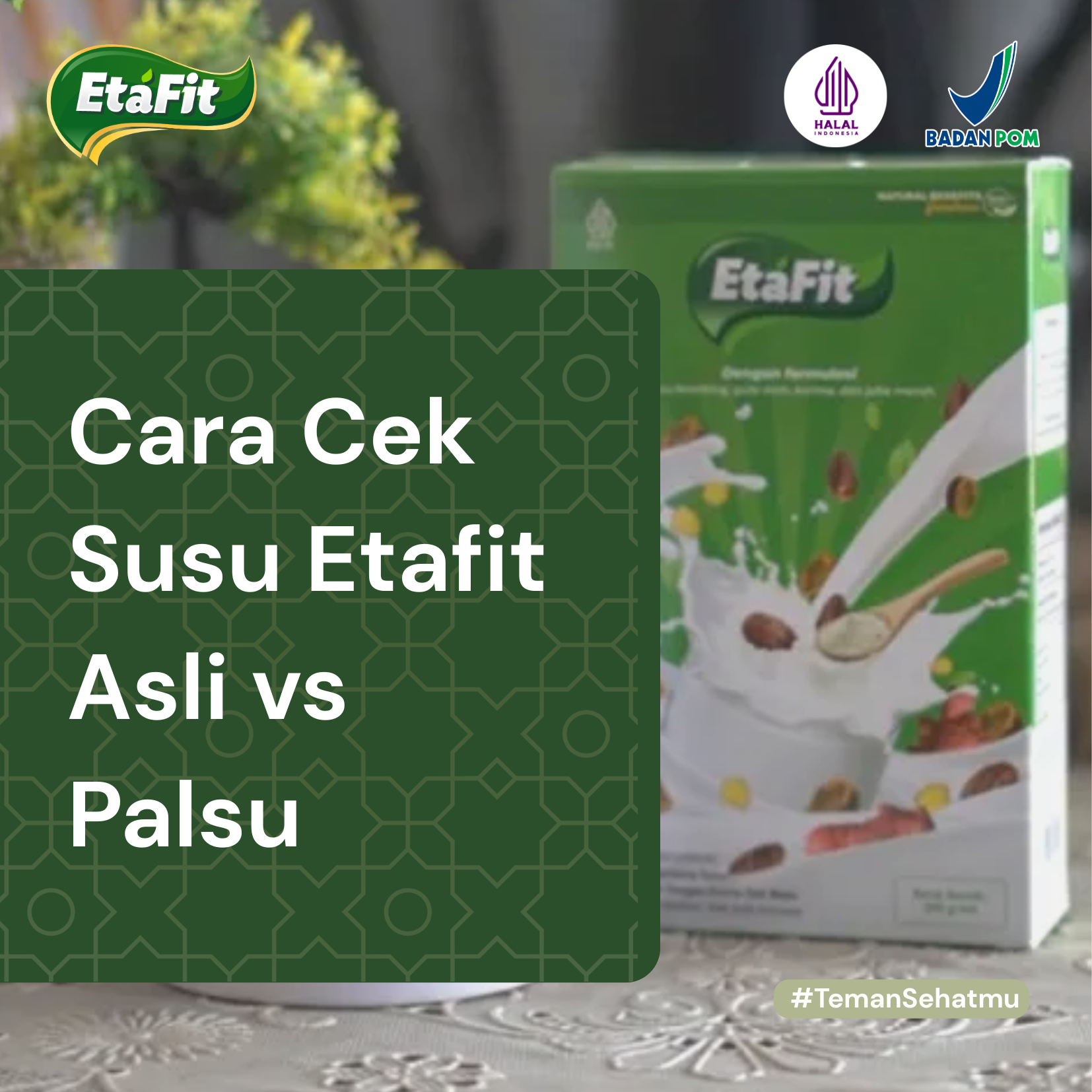 Cara cek etafit asli