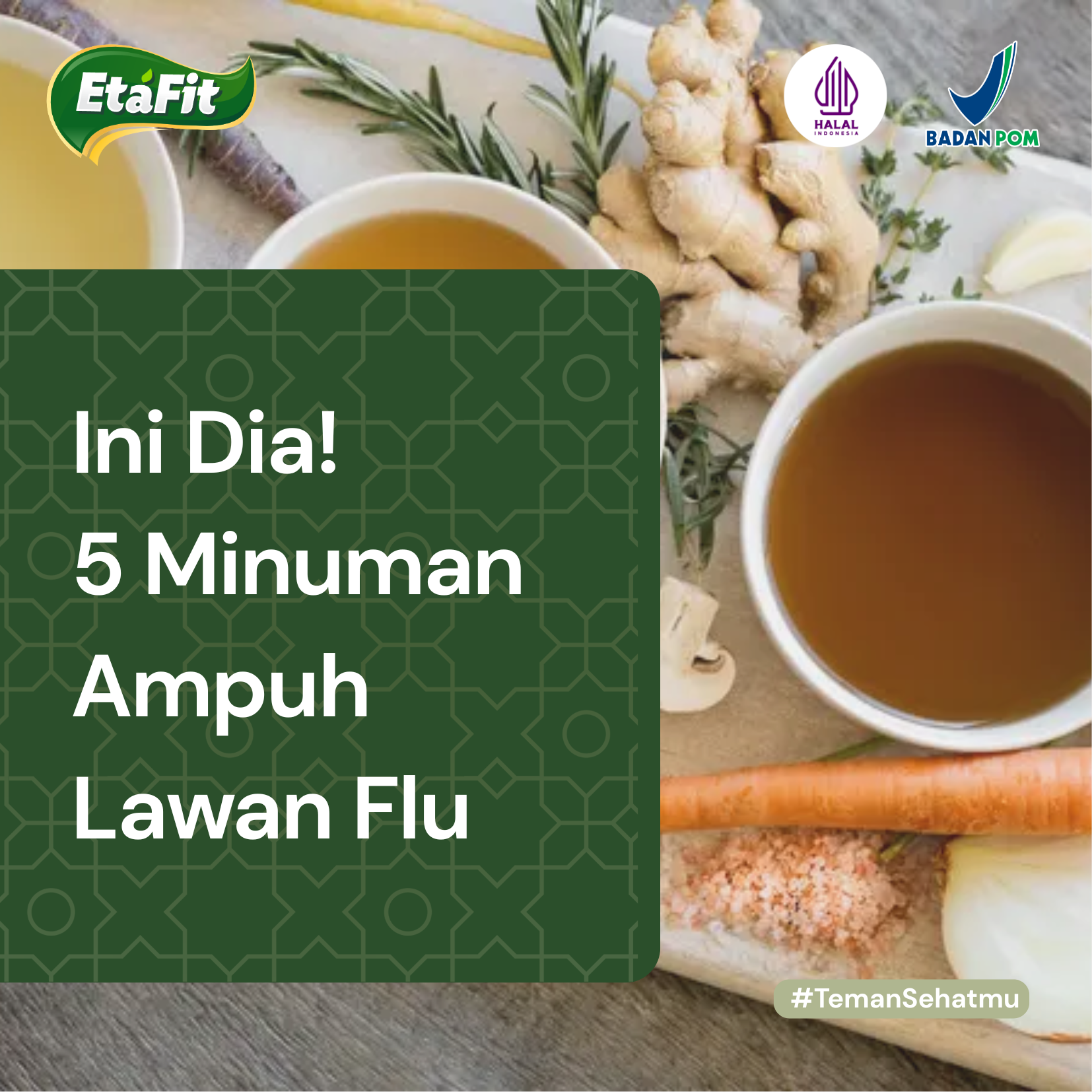 minuman herbal ampuh lawan flu