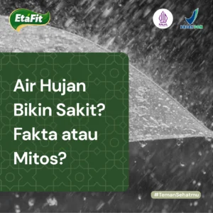 Benarkah air hujan bikin sakit?